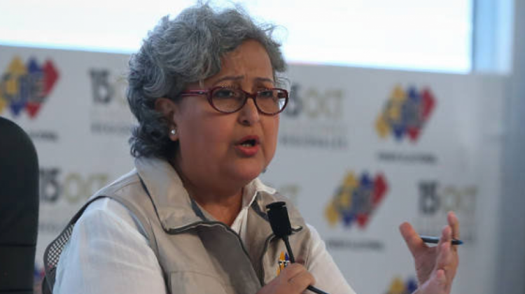 La presidenta del CNE, Tibisay Lucena.  Foto: eluniversal.com