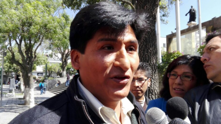 El dirigente de la Federación de Comunidades Interculturales de La Paz, Andrés Flores. Foto: ANF