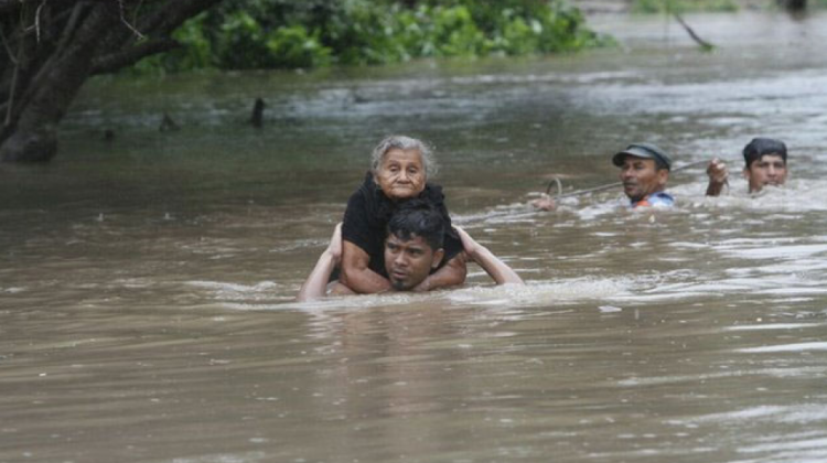 Los estragos de la tormenta en Nicaragua. Foto: El Nuevo Diario.