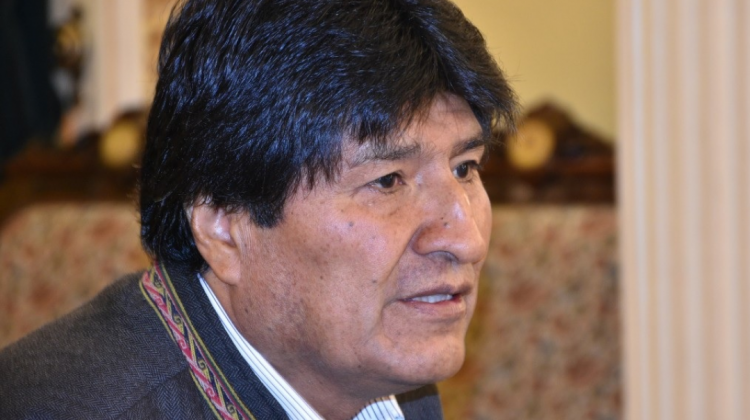 El presidente Evo Morales . Foto:  Archivo ABI