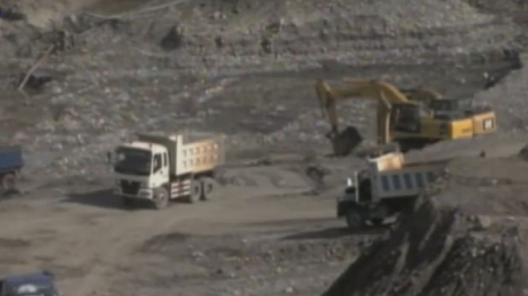 Actividad minera en Mapiri. Foto: Btv/captura de pantalla.