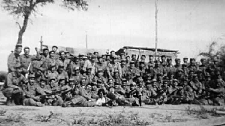 Soldados que enfrentaron la guerilla del Che Guevara en 1967. Foto: Página Siete