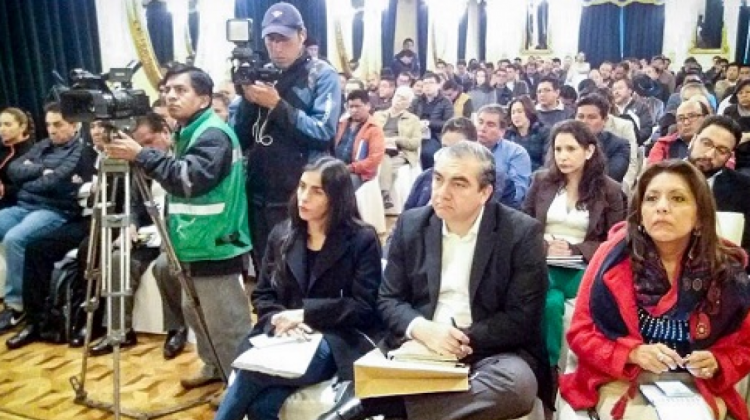 Reunión ampliada de gabinete.  Foto: Prensa Palacio