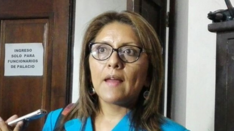Ministra de Comunicación, Gisela López . Foto: Archivo