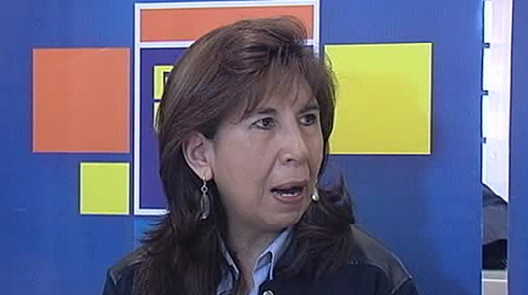 La gerenta general del Banco Unión, Marcia Villarroel. Foto: Archivo