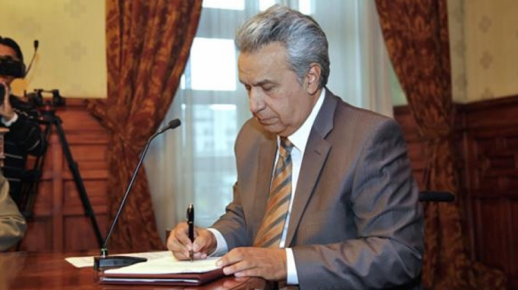 Presidente de Ecuador, Lenín Moreno . Foto: Presidencia de Ecuador