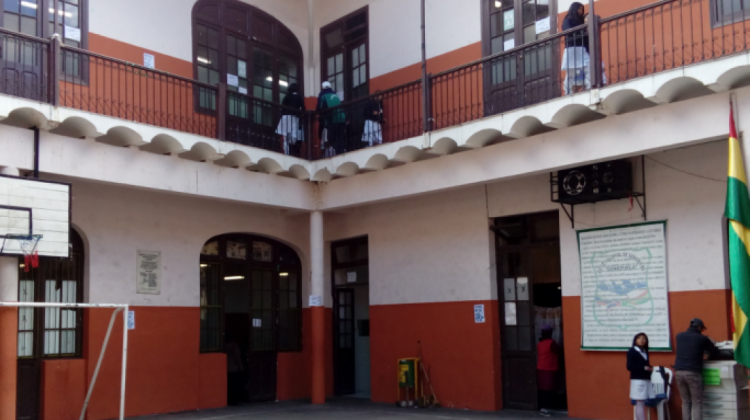 Liceo Venezuela donde se reportan casos de papera. Foto: ANF