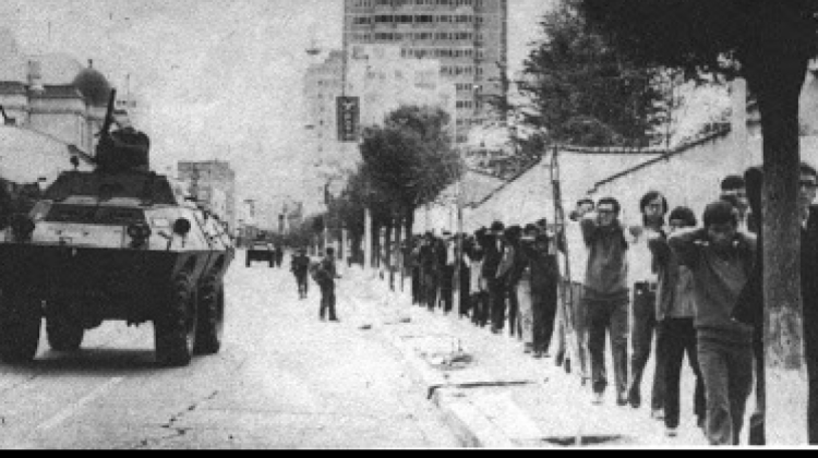 Una imagen de la dictadura que se vivió bajo el régimen de Hugo Banzer Suárez.
