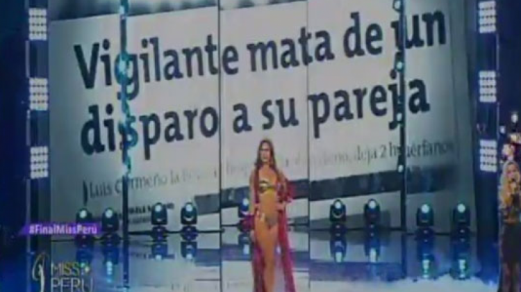 Elección de Miss Perú.