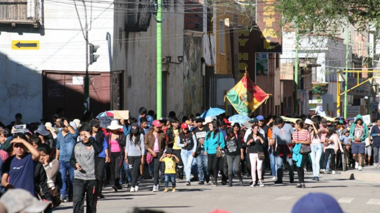 Movilizaciones de la semana pasada . Foto: Archivo Prensa Activa Tupiza