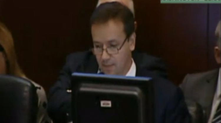 Gonzalo Koncke, jefe de gabinete del secretario general de la OEA. (Captura de pantalla: Btv)