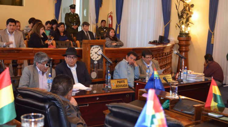 El magistrado suspendido del Consejo de la Magistratura, Freddy Sanabria.  Foto: Senado Bolivia