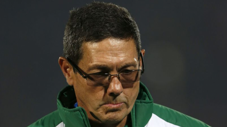 El entrenador de la selección boliviana Mauricio Soria.