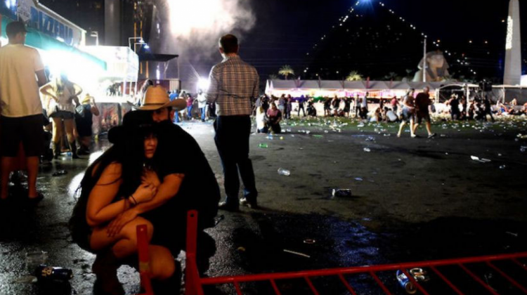 Los asistentes al festival de música vivieron momentos de pánico. Foto: David Becker/Getty Images/CNN.