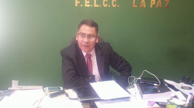 El director de la FELCC de La Paz, coronel Johnny Aguilera. Foto: archivo/ANF