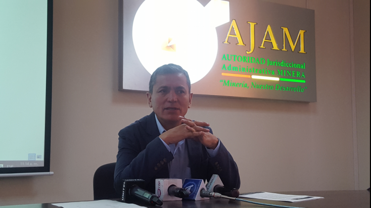 Erik Ariñez, director ejecutivo de la AJAM. Foto: ANF