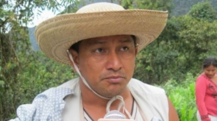 El exdirigente de la CIDOB, Adolfo Chávez. Foto: Página Siete