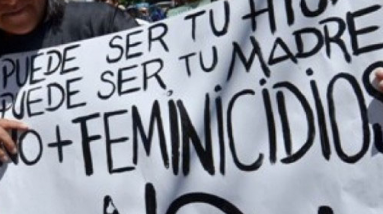 Una de las pasadas protestas contra hechos de feminicidio. Foto de archivo: ANF.