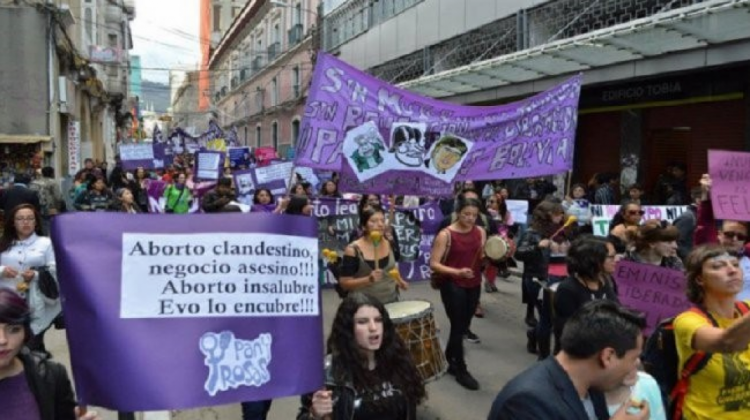 Las movilizaciones tienen como principal lema Ni una menos para denunciar los feminicidios. Foto: Organizadoras