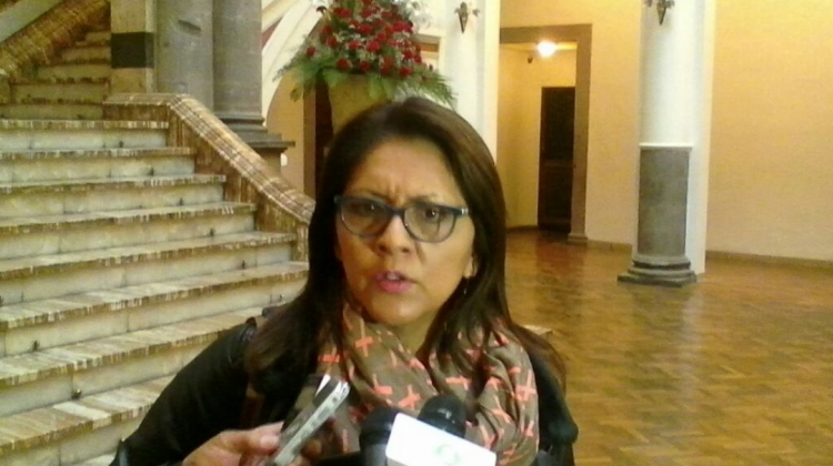 Ministra de Comunicación, Gisela López. Foto: Prensa Presidencia