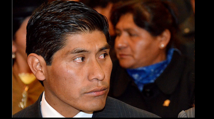 vocal del Tribunal Supremo Electoral (TSE), Idelfonso Mamani.  Foto: Vicepresidencia de Bolivia