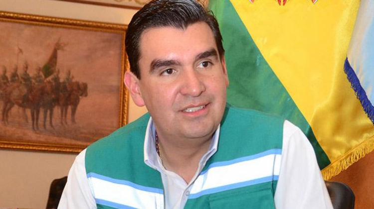 El alcalde de la ciudad de Cochabamba, José María Leyes.  Foto: Los Tiempos