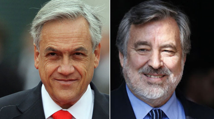 Piñera y Guillier. Foto: Internet.