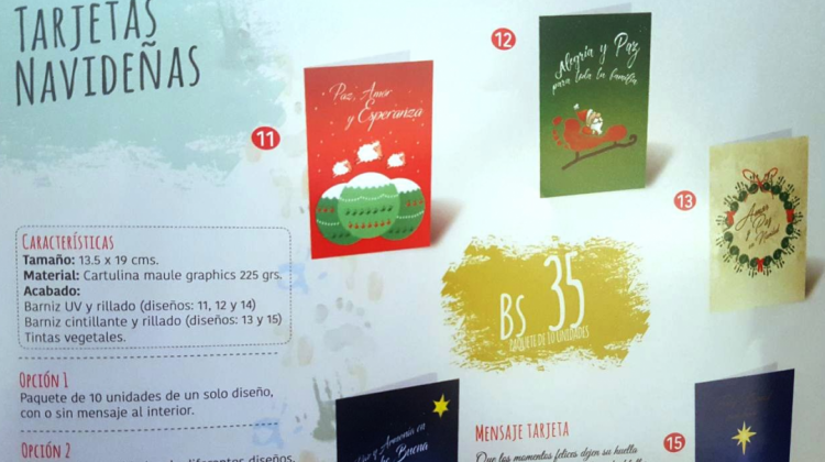 Parte del catálogo de la campaña navideña de Aldeas Infantiles. Foto: ANF