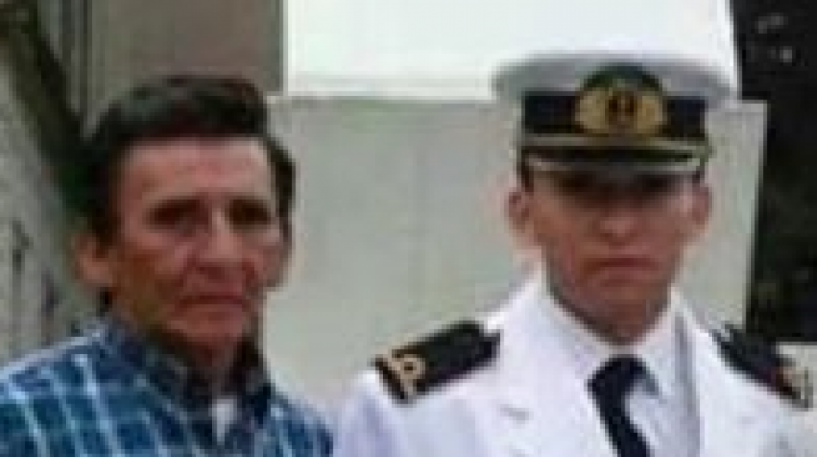 El teniente de corbeta, Jorge Luis Mealla.   Foto: El Deber