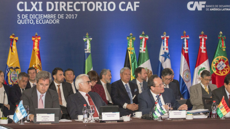 Reunión de la CAF en Ecuador. Foto: Extend