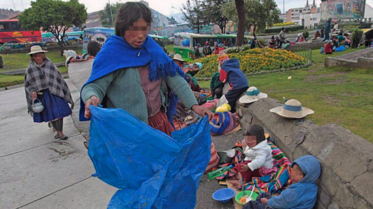 Extrema pobreza en Bolivia. Foto: Correo del Sur