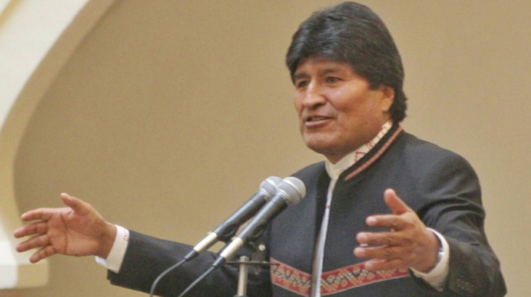 Evo Morales. Foto: ABI.