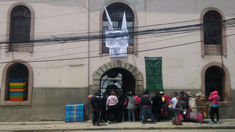 Frontis de la cárcel de San Pedro de La Paz. Foto ilustrativa: ANF