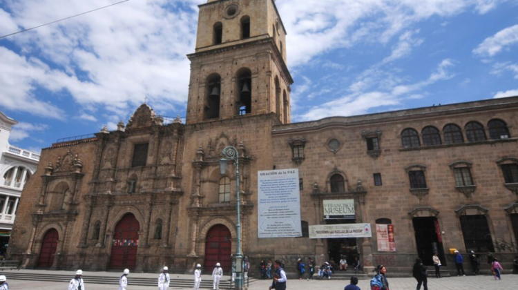 Plaza San Francisco en La Paz. Foto: GAMLP