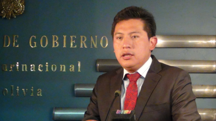 El viceministro de Régimen Interior, José Luis Quiroga.  Foto: Ministerio de Gobierno