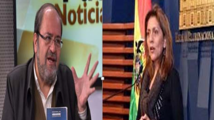 Los ministros de Educación y de Comunicación. Fotos: Cambio