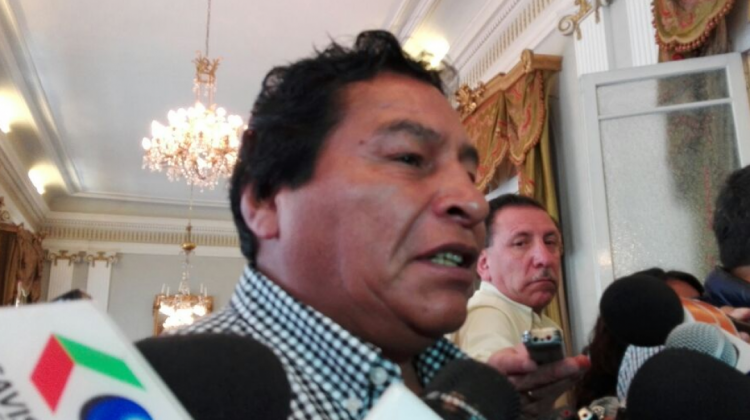 El viceministro de Descolonización, Félix Cárdenas. Foto: ANF
