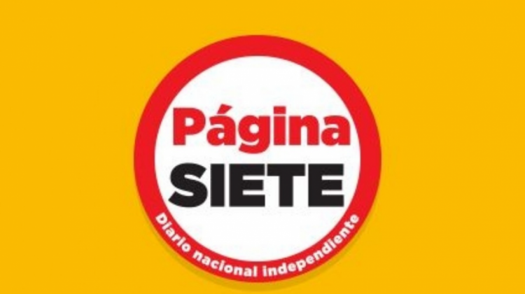 El logotipo del diario Página Siete.