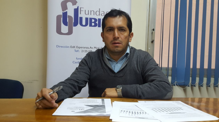 René Martínez, analista e investigador de Fundación Jubileo. Foto: ANF