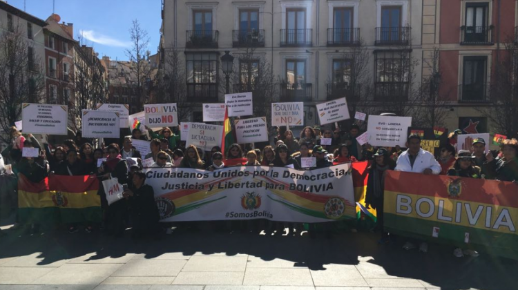 La movilización en Madrid. Foto: Residentes