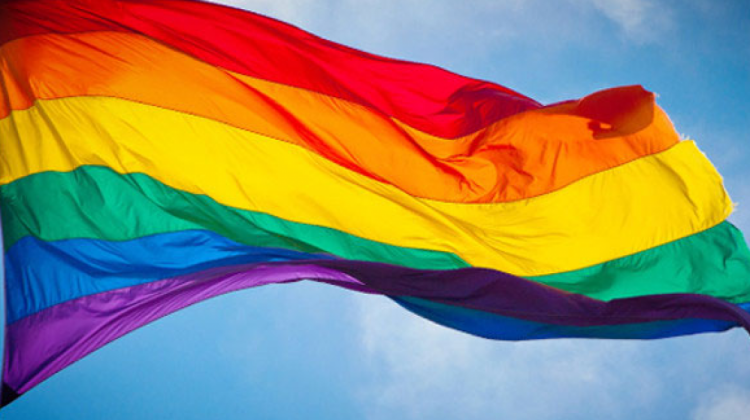 La bandera gay.