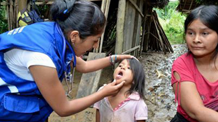 Brigada de salud atiende enfermedades en la Amazonía. Foto de archivo: Min. Comunicación