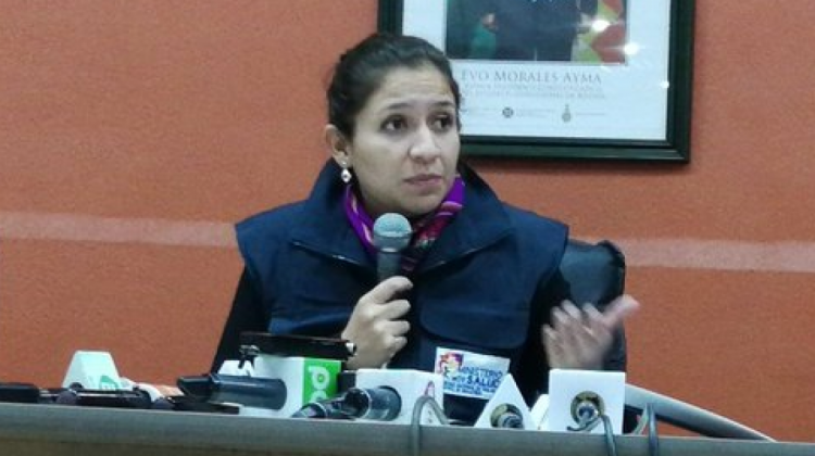 Ministra de Salud, Ariana Campero. Foto: Abi