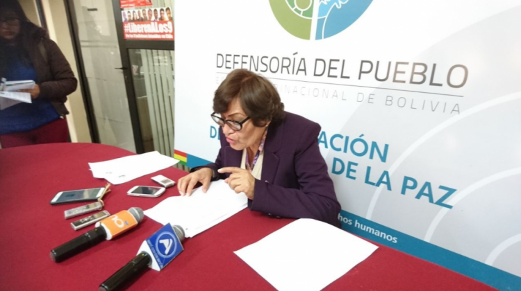 Delegación Defensorial Departamental de La Paz, Teresa Subieta. Foto: Defensoría