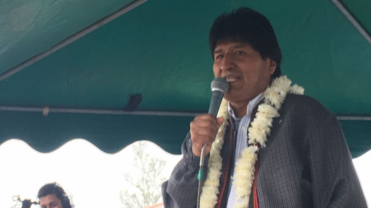 Presidente, Evo Morales . Foto: BTV
