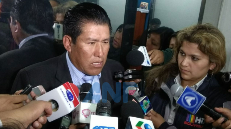 El fiscal de materia de La Paz, Javier Flores. Foto: ANF