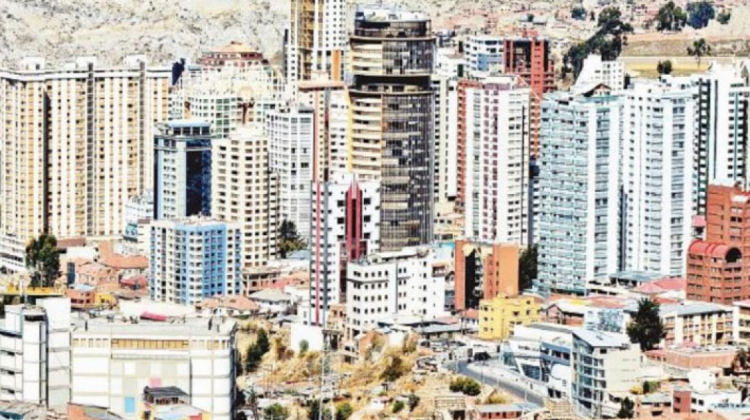 Ciudad de La Paz. Foto de archivo: Página Siete.
