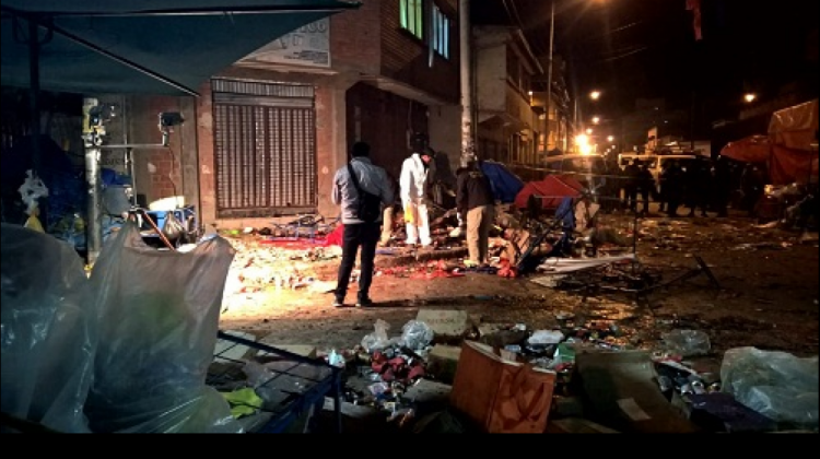 La explosión provocó destrozos de magnitud.  Foto: Luis García Cabrera.