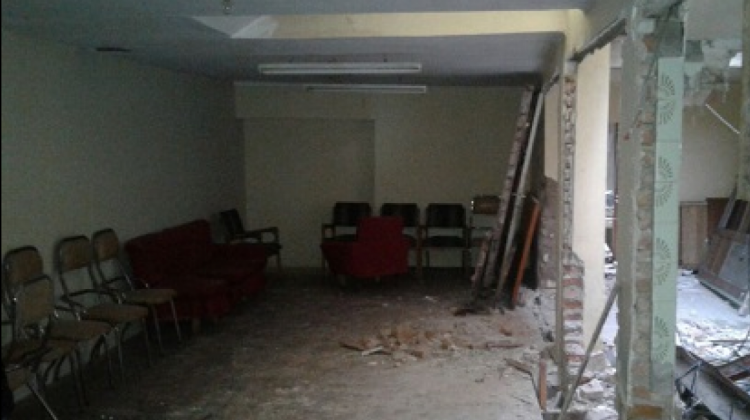 Oficinas de ADPH de Oruro intervenidas por la COD.  Foto: APDHB