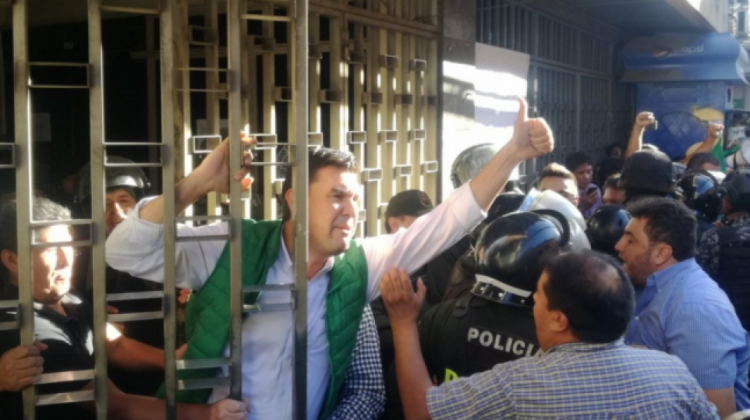 El alcalde de Cochabamba, José María leyes. Foto: Los Tiempos